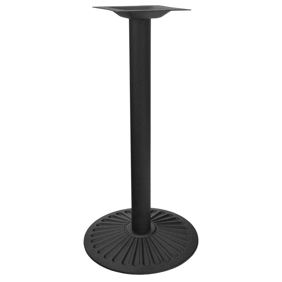 Scalloped Disc Cafe Black Counter Height 18" Table Base  Questions & Answers