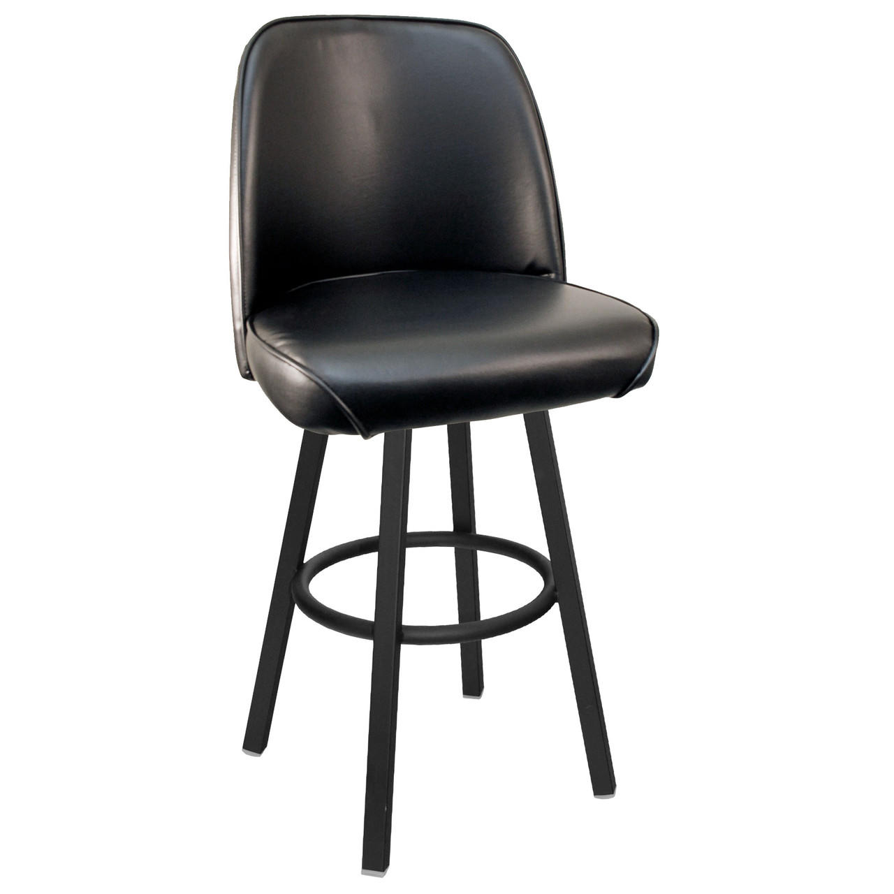 CLOSEOUT: Gladiator 525 Basic Commercial Bucket Seat Bar Stool on Black Base with Choice of 3 Vinyl Colors Questions & Answers