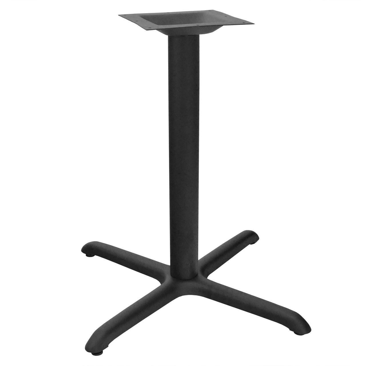 Commercial Cafe Black Table Height X-Style Base (4 Sizes Available) Questions & Answers