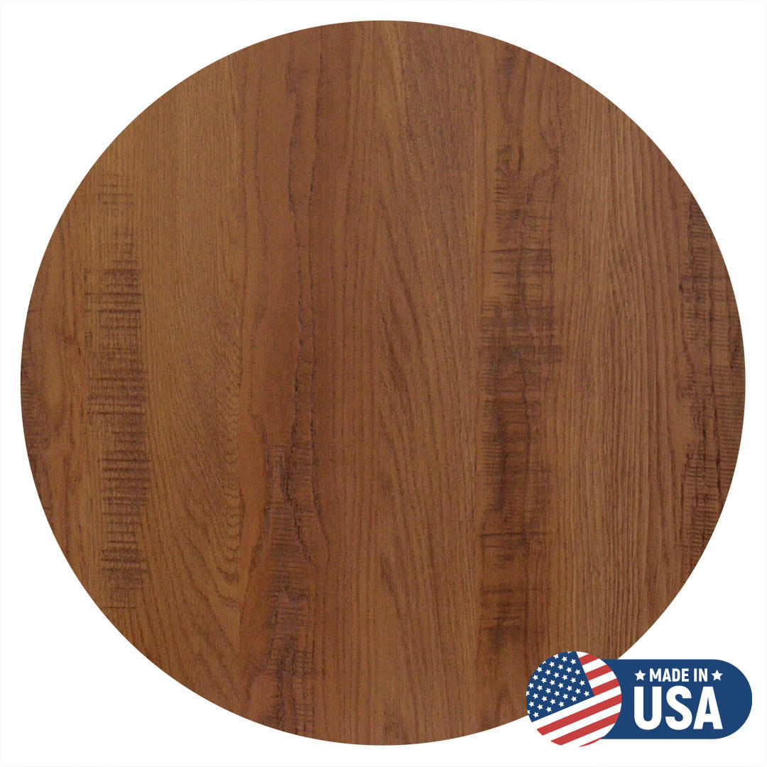 Custom White Oak Premium 1-3/4" Thick Plank Wood Restaurant Round Table Top (Multiple Sizes Available!) Questions & Answers