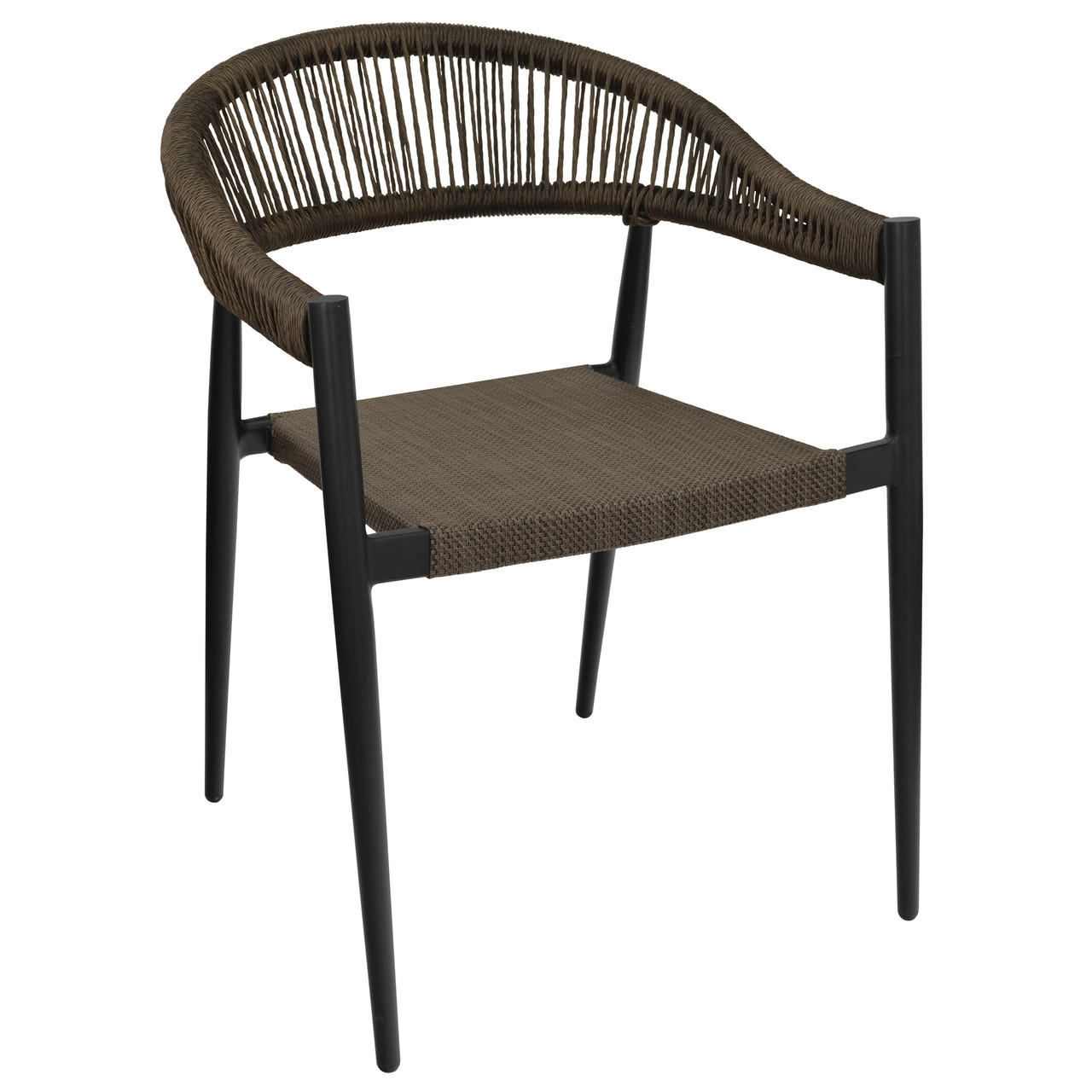 CLOSEOUT: Fiji Outdoor Arm Chair in Espresso Textaline Rope Questions & Answers