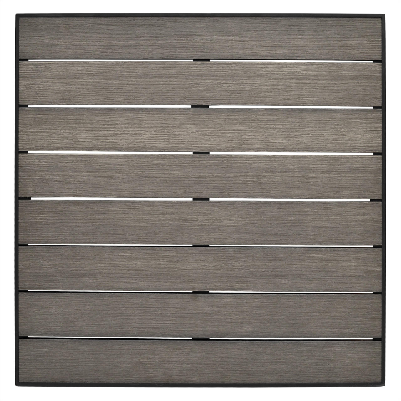 CLOSEOUT: Havana Collection Outdoor Table Top with Driftwood-Inspired Poly Lumber Slats Questions & Answers