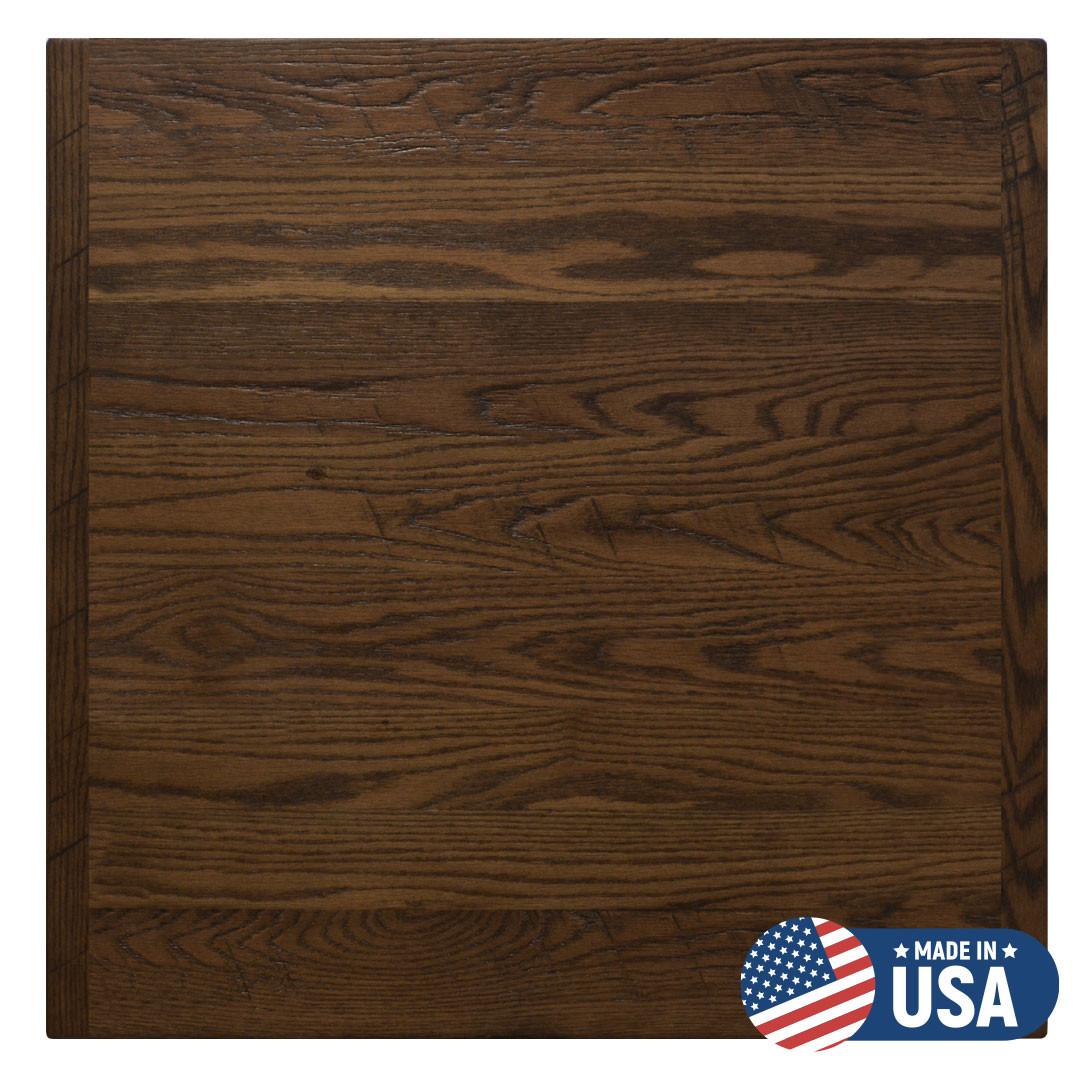 Custom Economy Urban Distressed 1" Thick Wood Restaurant Square / Rectangle Table Top with Breadboards and Choice of 3 Finishes (Multiple Sizes Available!) Questions & Answers