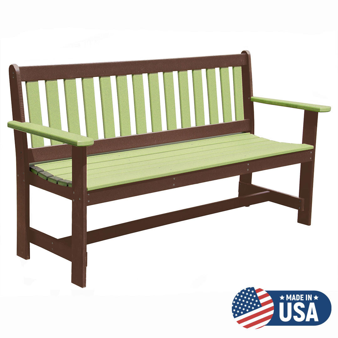 Outer Banks Poly Lumber Bench with Arms (Multiple Sizes Available) from ECCB Outdoor Questions & Answers